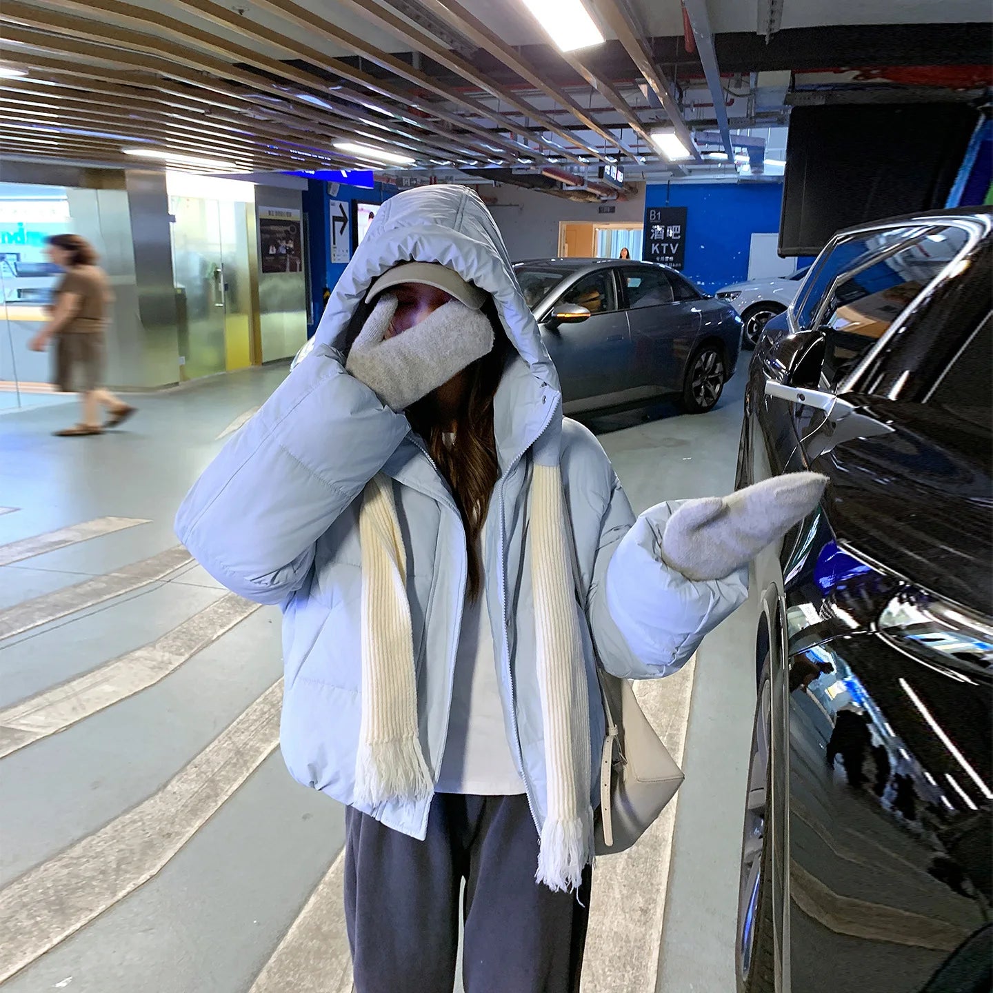 2025 New Korean Winter Women Down Cotton Jacket Coat Short Basic Cotton Padded Outerwear Hooded Female Winter Parkas
