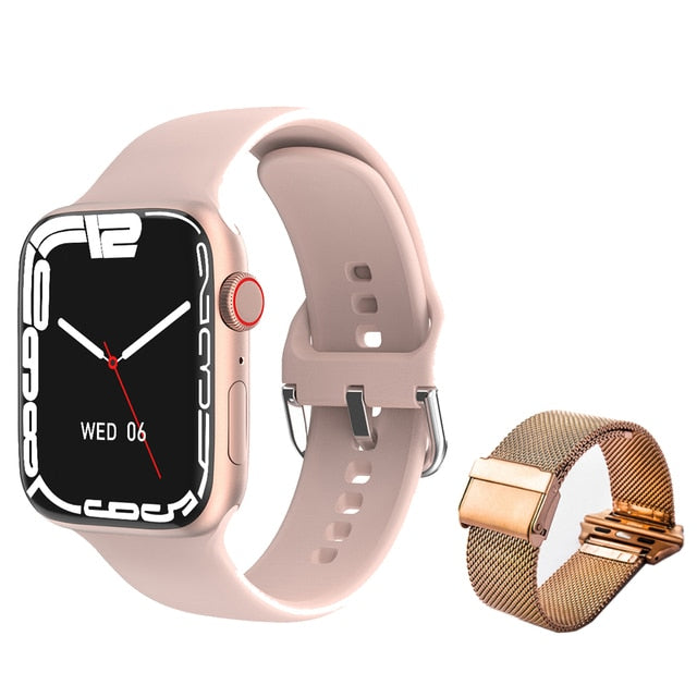 2023 New Smart Watch Women NFC Smartwatch Men Women Bluetooth Call Waterproof Wireless Charging HD Screen For Apple Xiaomi +Box