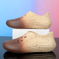 2025 Fashion single size gradient hole garden shoes outdoor beach casual shoes comfortable soft sole fashion sandals