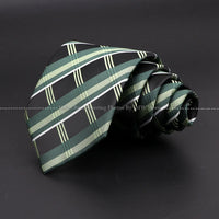 New Design Wedding Men Tie Green Solid Striped Paisley Flower Neckties Men Business Dropshipping Groom Collar Accessories Gift