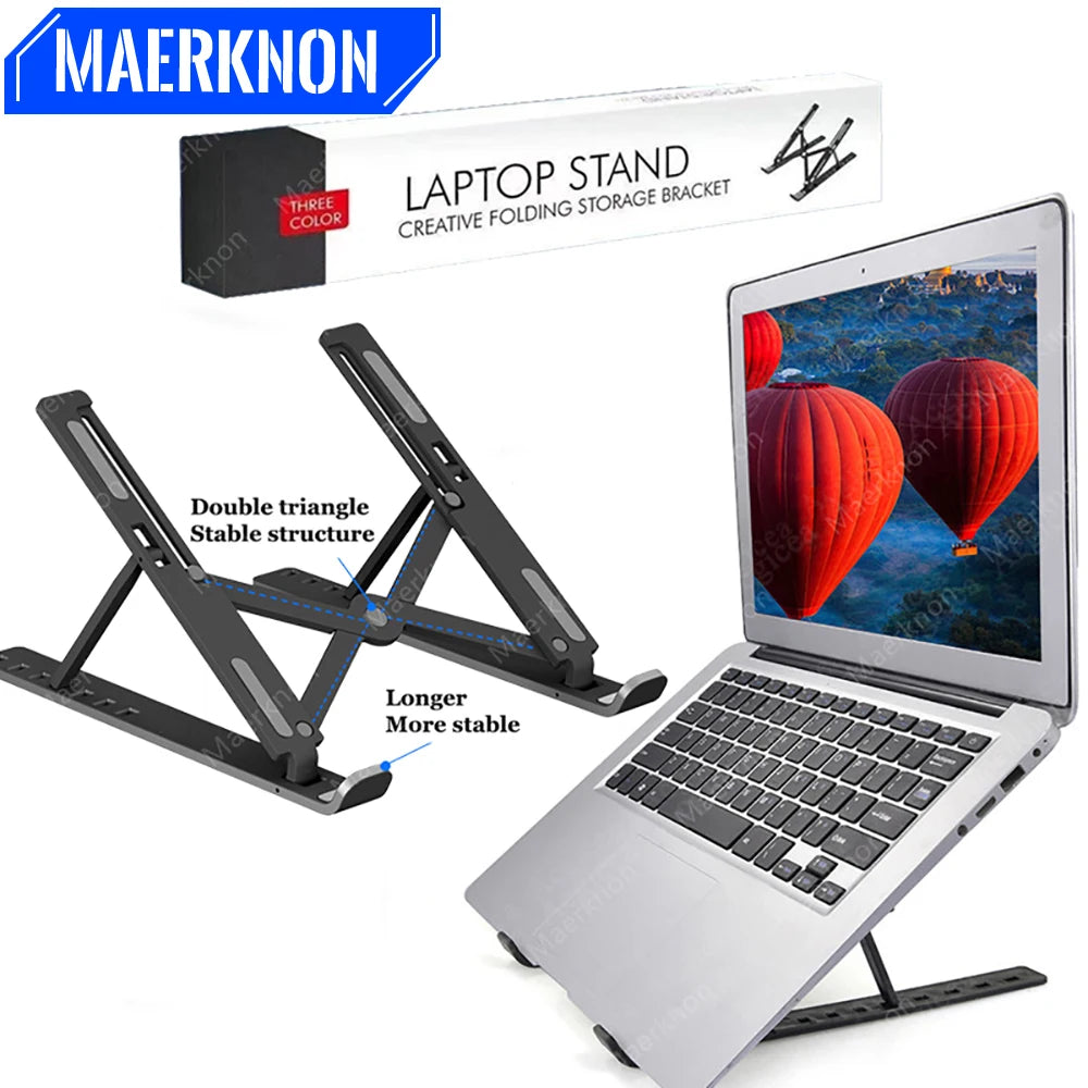 Portable Laptop Stand Notebook Stands Adjustable Ergonomic Laptop Support Base Holder for Macbook Computer Accessories Bracket