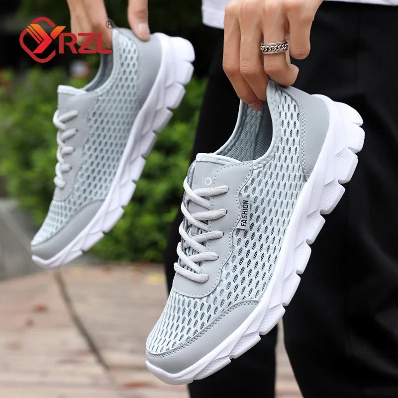 YRZL Tennis Shoes for Men Lightweight Sneakers High Quality Breathable Outdoor Athletic Jogging Sport Running Walking Man Shoes
