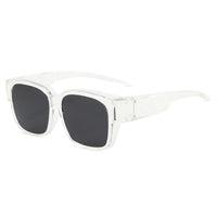 Men Women Polarized Sunglasses Wear Over Myopia Prescription Glasses Vintage Outdoor Travel Night Vision Driving Goggles