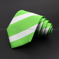 New Design Wedding Men Tie Green Solid Striped Paisley Flower Neckties Men Business Dropshipping Groom Collar Accessories Gift