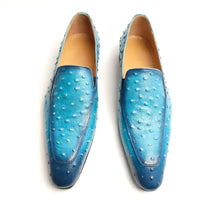 Fashion Blue Loafer Shoes for Men New Design Slip-on Mens Dress Shoe Premium Leather Daily Wearing Casual Comfortable Party Shoe