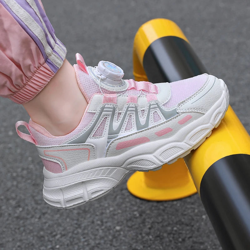 New Children Shoes Boys Fashion Sneakers Girls Sport Running Shoes Kids Breathable Casual Outdoor Walking Students Shoes Tennis