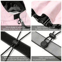 Empty Top Wide Brim Foldable Sun Hat for Women Spring Summer Anti UV Sunscreen Bucket Hat Girl Outdoor Hiking Fishing Beach Caps