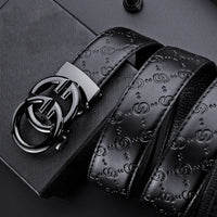 Men's designer belts luxury business belts high quality alloy buckle automatic buckle adjustable