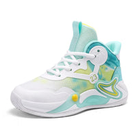 Children Basketball Shoes Breathable Mesh Boys Girls Fashion Sneakers School Sport Shoes Kids Casual Trainers Outdoor Athletic