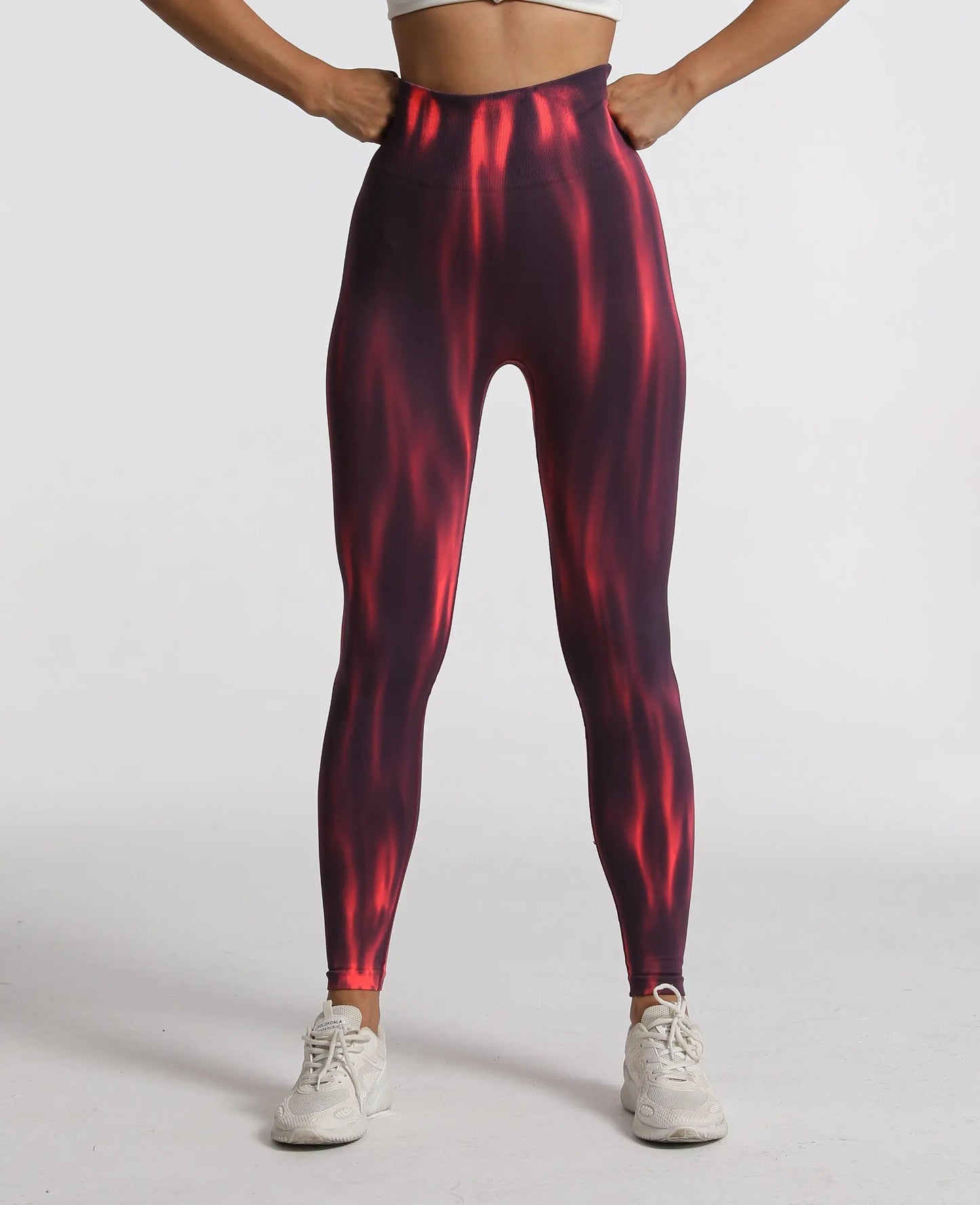 New Tiedye Gym Leggings Seamless Women Push Up Stretch Pants Scrunch Sports High Waist Booty Lifting Workout Yoga Leggins Nylon