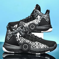 Basketball Shoes Men Field Training Non-slip High-top Luxyry Design Mesh Breathable Sneakers Pro Original Kids Basketball Boots
