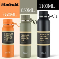 1PCS Stainless Steel Thermos with Tea Filter Double Wall Vacuum Flask Sports Outdoor Fitness Thermal Bottle Insulation Cup