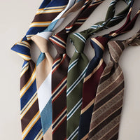 8CM Formal Striped Neckties For Men Suit Professional Gentleman Polyester Paisley Neck Tie Male Groomsman Wedding Party Cravat