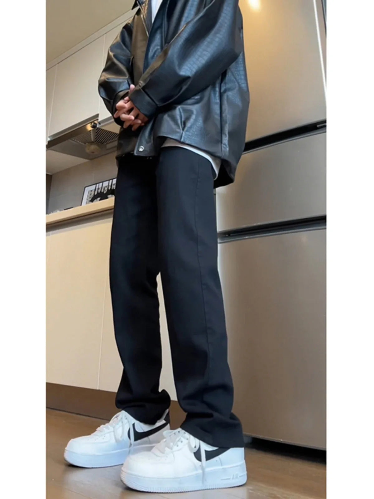 Straight Jeans Men's Spring and Autumn Slim Fit Slim and Loose Trousers