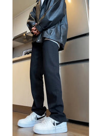 Straight Jeans Men's Spring and Autumn Slim Fit Slim and Loose Trousers