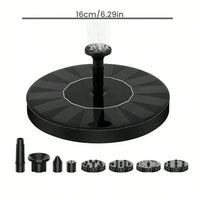 New Mini Solar Water Fountain Pool Pond Waterfall Fountain Garden Supplies Decoration Outdoor Solar Powered Fountain Bird Baths