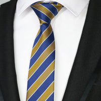 New Slim Narrow Skinny 6CM Mens Necktie Neck Ties For Man Plaids Polka Dot Stripes Jacquard Cravat Business Party Corbatas