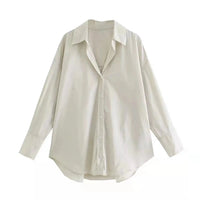 MUJER Women Shirt Multicolour Button Up Shirt Women Summer Long Sleeve Top Female Streetwear Oversize Shirts And Blouses Women