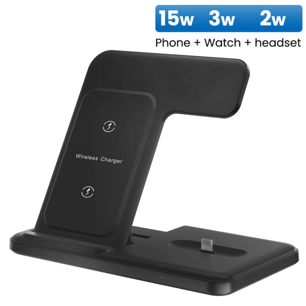 3 In 1 Wireless Charger For iPhone 14 13 12 Pro Max Mini 11 XS XR X 8 20W Fast Charging Stand For AirPods Pro Apple Watch 8 7 6