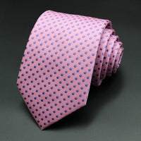 Fashion Casual Blue Red Yellow Floral Polka Dot Necktie For Men Business Gift Wedding formal Neck Ties Accessories