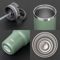 Tyeso Stainless Steel Coffee Cup Cold And Hot Double-layer Insulated Cup Tumbler Thermo Water Bottle Car Travel Mug Vacuum Flask