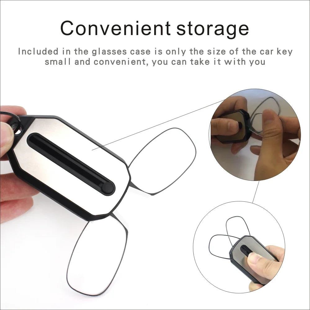 Eyeglasses Without Temples Eyeglasses for Phone Eyeglasses Mens Reading Glasses Womens Fashion Magnifying Glasses Clear Frame