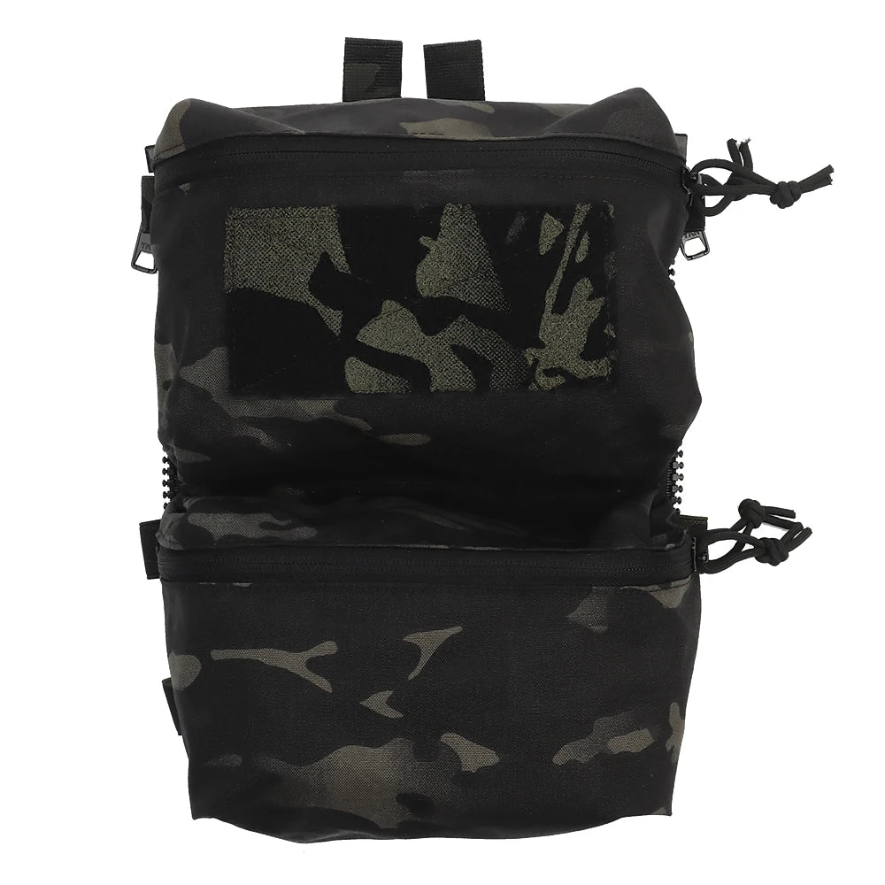 V5 FCPC Tactical Vest Backplate Supplement Sub-package Militar Airsoft Hunting Vest Plate Carrier Mag Double Sundries Pouch