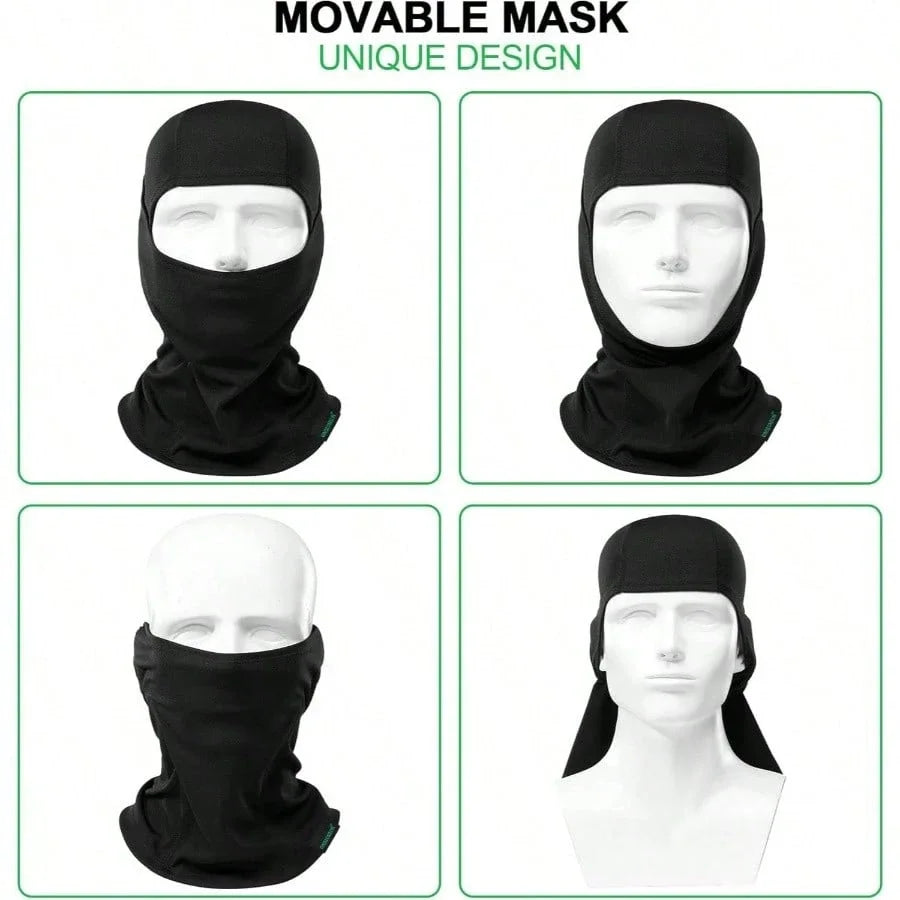 Balaclava Ski Mask Full Face Cover For Men And Women Breathable Full Face Mask For Skiing Outdoor Sports