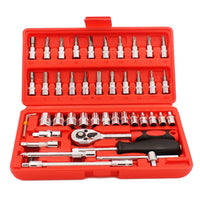 Repair Tool Ratchet Wrench Socket Tool Screwdriver Combination Tool Hardware Tool Elastic Extension Rod HexagonSocket Hand Tools