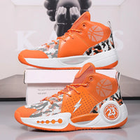 Men Basketball Shoes Big Size Fashion Sports New Anti-Friction Anti Slip Soft Elastic Outdoor Practical Basketball Boots for Man