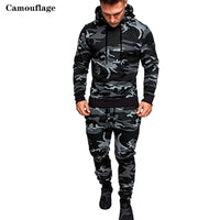 Men's fashion Sportswear jogging suit Men's hooded Sportswear suit hooded+sweatpants Sportswear