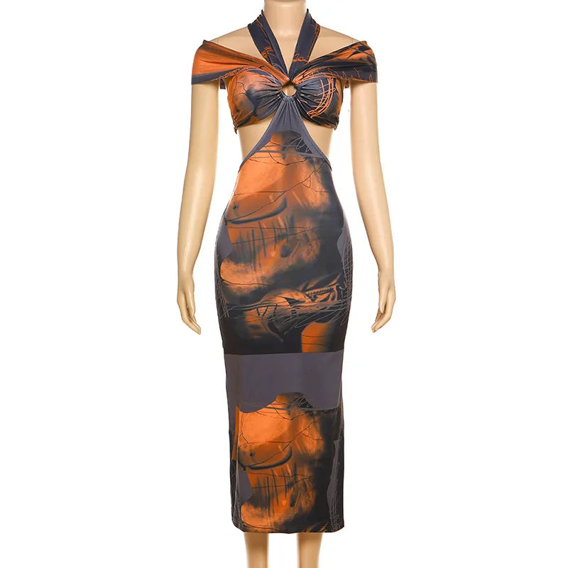 Maxi Halter Dress Elegant Sexy Fashion Bodycon 2023 Women Summer Holid Mega Mart Center Maxi Halter Dress Elegant Sexy Fashion Bodycon 2023 Women Summer Holid Mega Mart Center