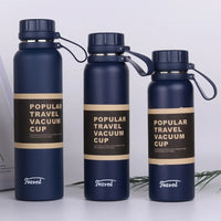 1PCS Stainless Steel Thermos with Tea Filter Double Wall Vacuum Flask Sports Outdoor Fitness Thermal Bottle Insulation Cup