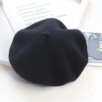 Winter Hats for Women Berets Painter Cap Autumn Winter Hat Female Flat French Artist Beret Girls Vintage Warm Casual New