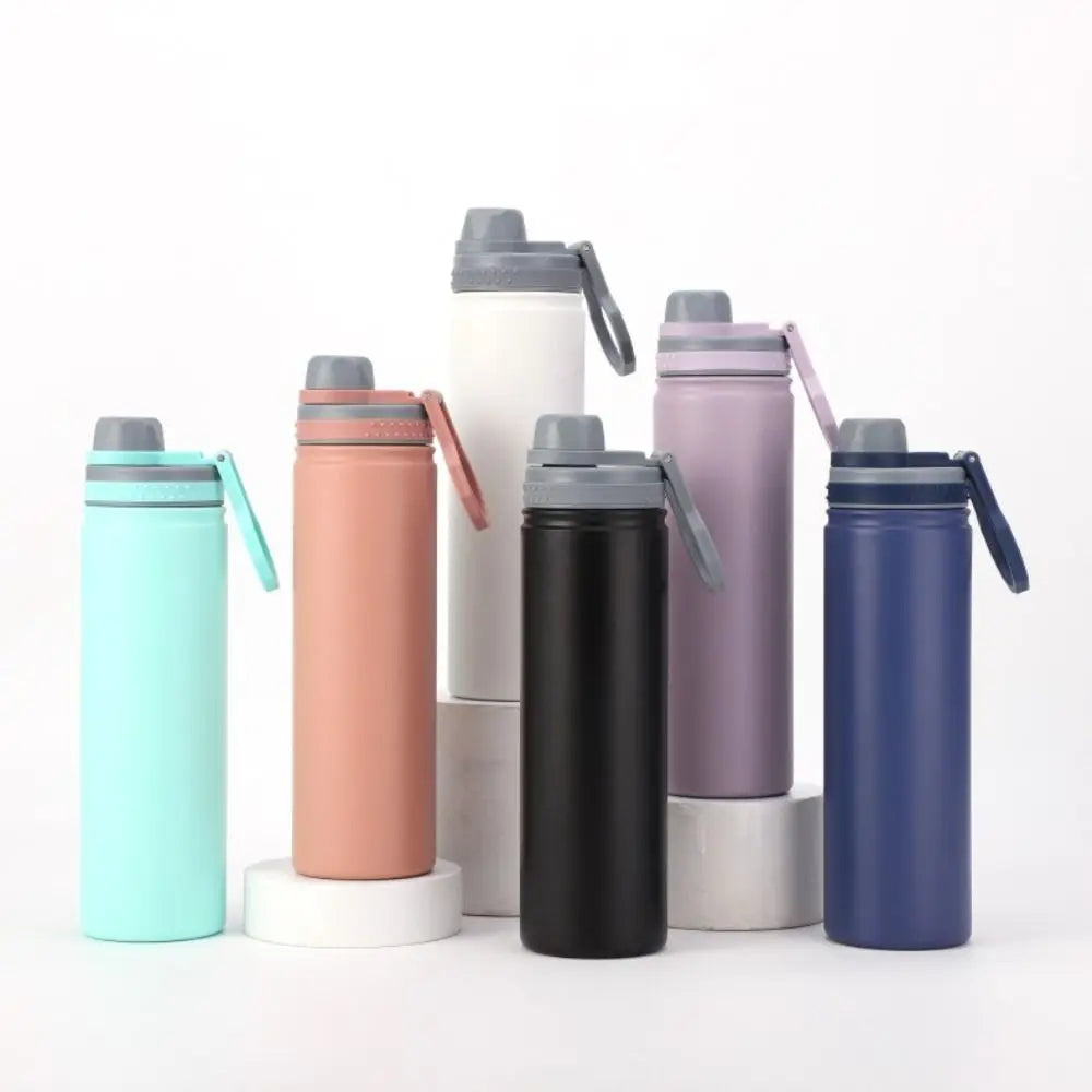 Portable Stainless Steel Vacuum Thermos Cup 750ml Fashion Insulation Cup Large Capacity Minimalist Water Bottle Travel