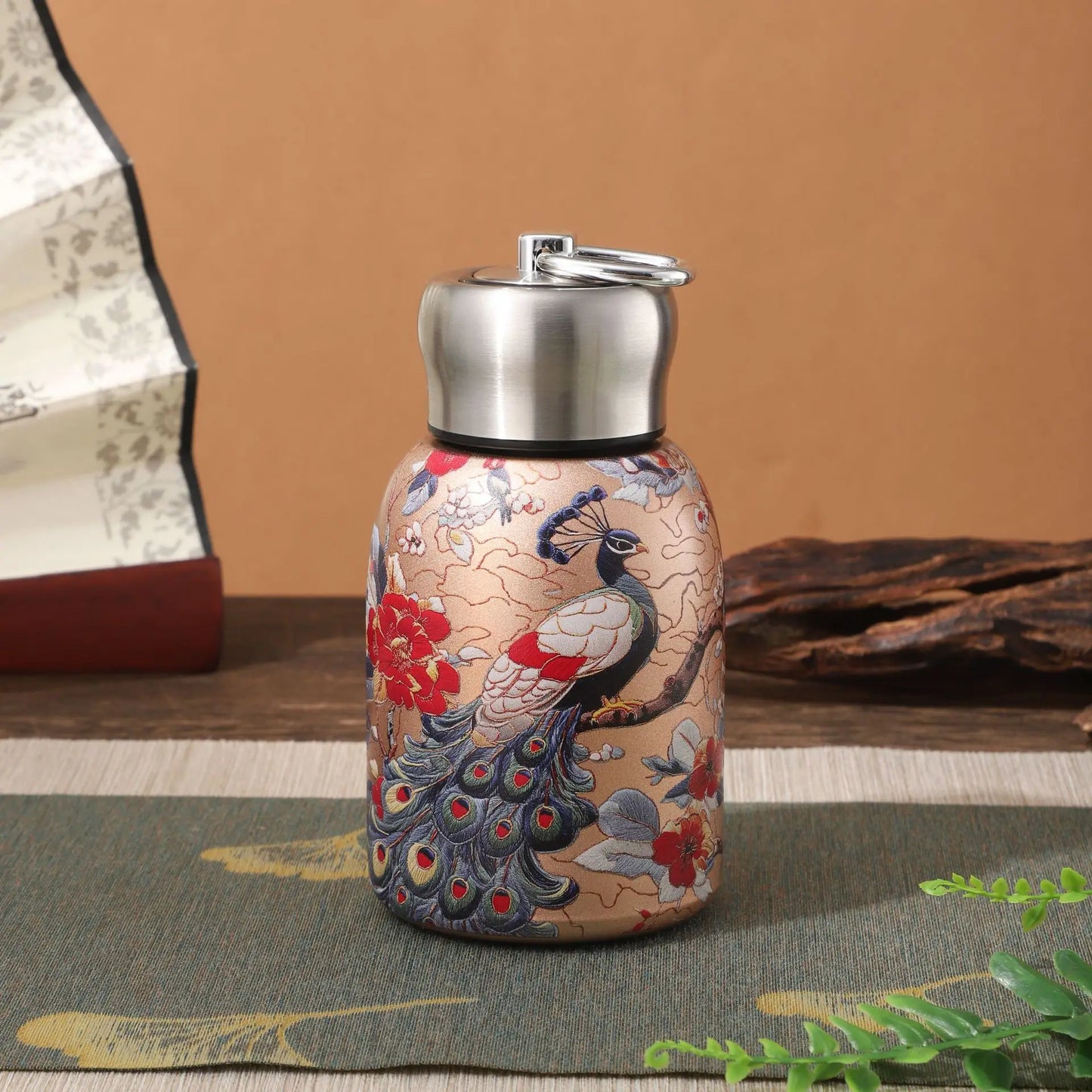 Stainless Steel Insulated Cup Home Fashion Outdoor Portable Insulated Handle Water Cup Car Simple Cup