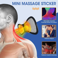 EMS Electric Neck Massager Muscle Massage Stimulator Low Frequency Instrument Back Cervical Calf Patches Joints Relief Body