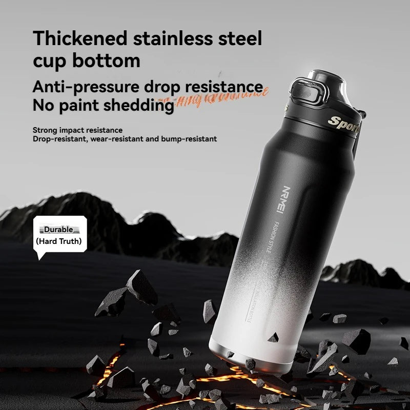 Insulated Cup Stainless Steel Outdoor Sports Water Bottle Thermal Mug Office and Home Keeps Cold and Heat Vacuum Flask