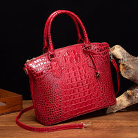 Luxury Crocodile Bag for Women High Quality PU Leather Elegant Female Handbags and Purses Shoulder Messenger Casual Tote 2022