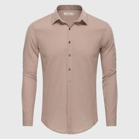 Men Cotton Linen Blend White Shirt Casual Male Shirt Slim Fit Spring Summer Style Cool