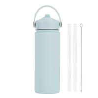 Insulated Water Bottle 500ml Custom Text/Logo - 304 Steel, 24H Cold, Office & Gym Essentials