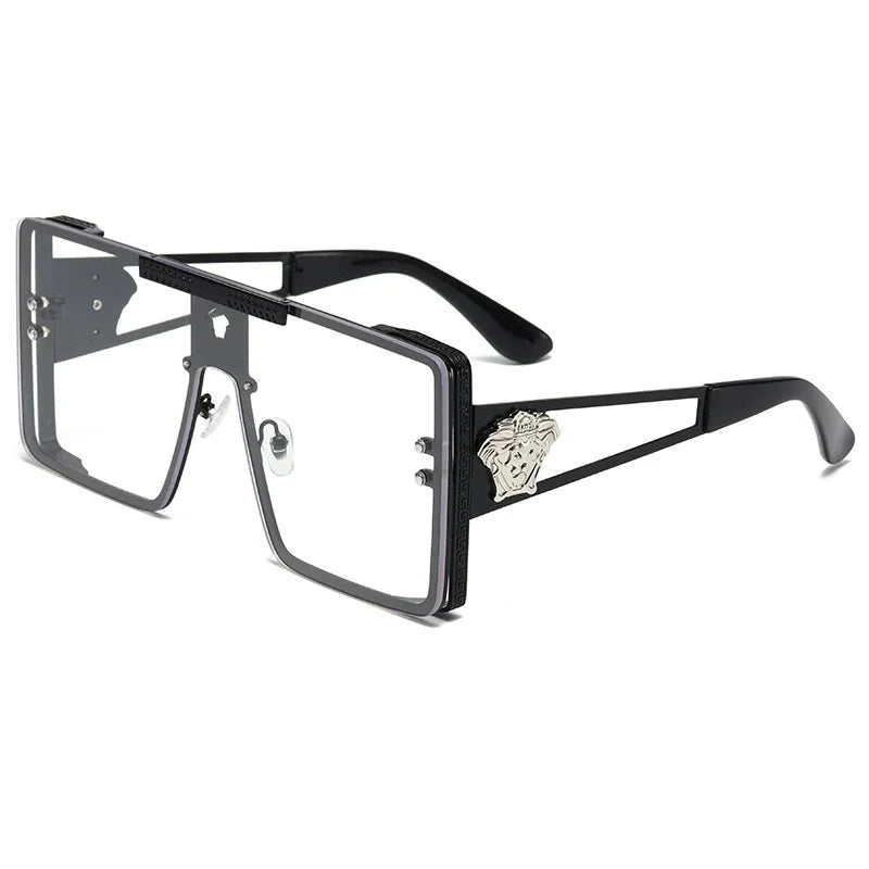 New Personality Square Big Cool Sunglasses for Men Women Fashion Retro Luxury Design Male Sun Glasses Gafas UV400 Gafas De Sol