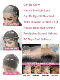 Body Wave Lace Front Wigs Human Hair 250 Density 13x6 13x4 Hd Transparent Lace Frontal Wigs For Women Pre Plucked With Baby Hair