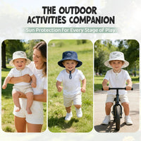 Children Fisherman Sun Hat Unisex UPF 50+ Sun Protection Outdoor Beach Hat Mesh Breathable Dinosaur Print Wide Brim Bucket Hat