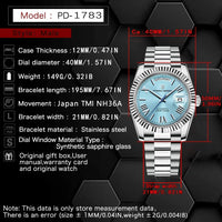 2025 New PAGANI DESIGN Luxury Men Mechanical Watches Rose Gold Automatic Watch For Men AR Sapphire Mirror Sports Clock Man Gifts