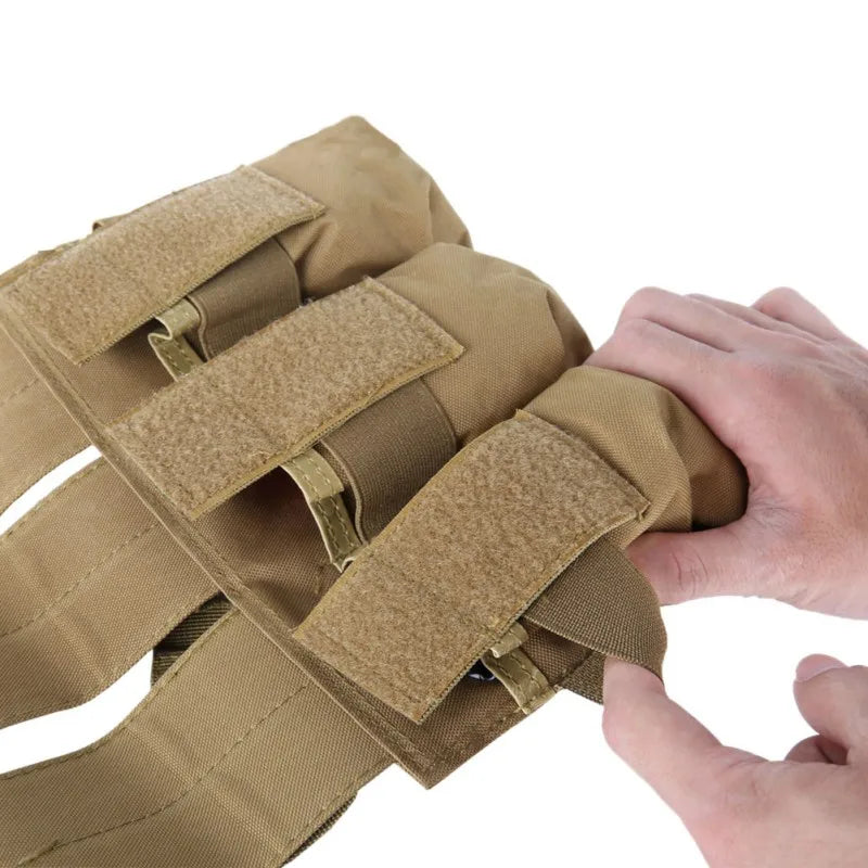 Tactical MOLLE Triple Magazine Pouches Double Triple Shooting Mag Pouch Wargame Paintball 5.56 7.62Mag Bag