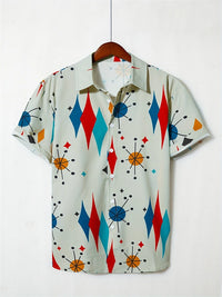 New Men's Large Size Shirts Daily Versatile Comfortable Breathable Short-sleeved Men's Button-down Shirts Fashion Men's Clothing