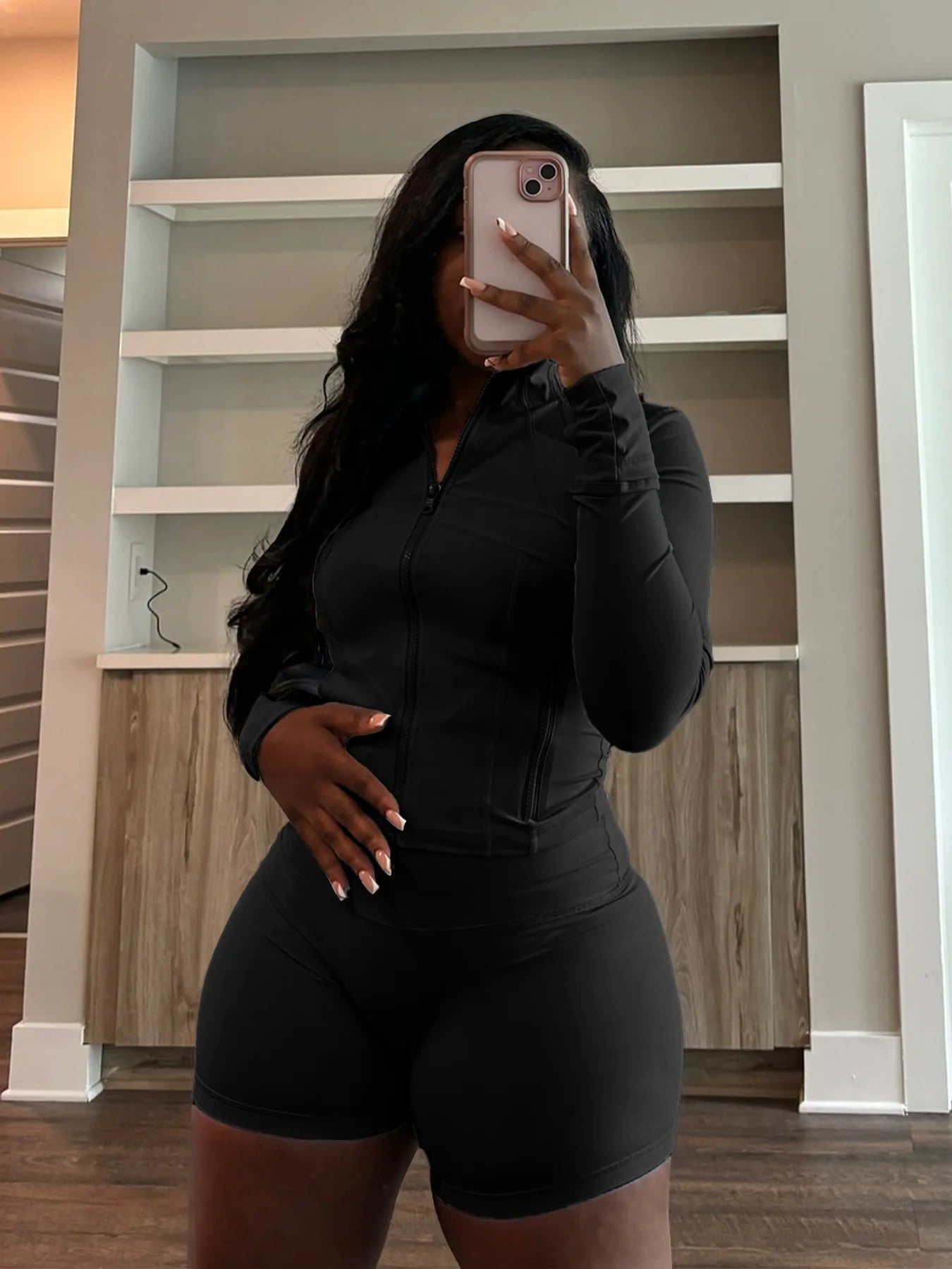 Sporty Shorts Outfit Set Sexy Women Skinny Two Pieces Club Matching Set Casual Tracksuit