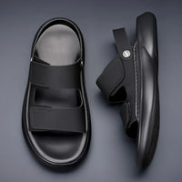 Sandals for Men 2025 New Summer Breathable Soft Bottom Casual Anti Slip Wear Beach Shoes Dual Purpose Driving Slippers Sandals