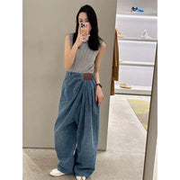 Jeans Women Loose Style Large Size Fashion Street Style Casual Euro-America Style Girls Jeans